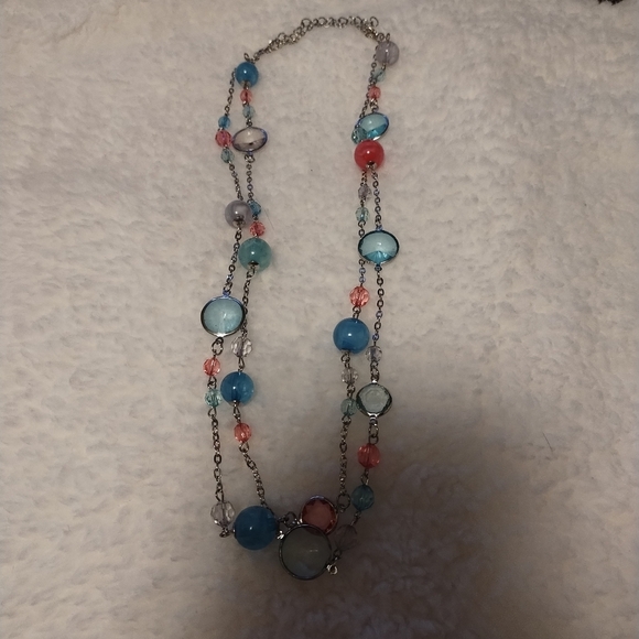 Set of 4 vintage beaded necklaces - Picture 10 of 14